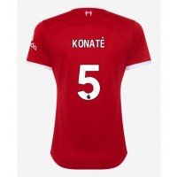 Echipament fotbal Liverpool Ibrahima Konate #5 Tricou Acasa 2023-24 pentru femei maneca scurta
